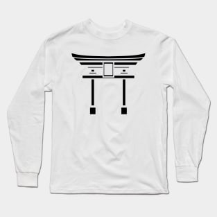 torii gate (black) Long Sleeve T-Shirt